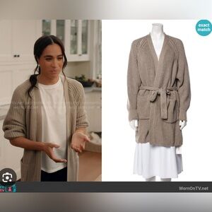 La Ligne “BlackBerry” Knit Sweater Cardigan ASO Meghan Markle